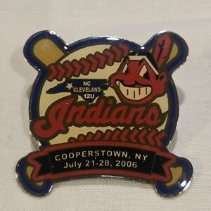 Cleveland Indians Cooperstown NY Baseball Pin 2006